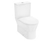 Hansgrohe EluPura Original S - WC kombi se sedátkem SoftClose, vario odpad, AquaChannel Flush, Rimless, bílá 60346450