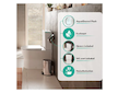 Hansgrohe EluPura Original S - WC kombi se sedátkem SoftClose, vario odpad, AquaChannel Flush, Rimless, bílá 60346450