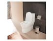 Hansgrohe EluPura Original S - WC kombi se sedátkem SoftClose, vario odpad, AquaChannel Flush, Rimless, bílá 60346450