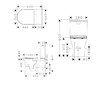 Hansgrohe EluPura Original S - WC kombi se sedátkem, vario odpad, Rimless, bílá 60205450