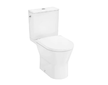 Hansgrohe EluPura Original S - WC kombi se sedátkem, zadní odpad, AquaChannel Flush, Rimless, EcoSmart, boční napouštění, bílá 6