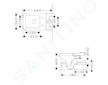 Hansgrohe EluPura Q Original - WC kombi mísa, vario odpad, Rimless, bílá 60137450