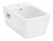 Hansgrohe EluPura Q Original - Závěsný bidet, otvor pro baterii, SmartClean, bílá 61172450