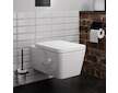 Hansgrohe EluPura Q - Závěsné WC se sedátkem SoftClose, Rimless, SmartClean, bílá 61117450