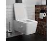 Hansgrohe EluPura Q - Závěsné WC se sedátkem SoftClose, Rimless, SmartClean, bílá 61117450