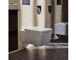 Hansgrohe EluPura Q - Závěsné WC se sedátkem SoftClose, Rimless, SmartClean, bílá 61117450