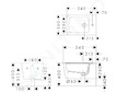 Hansgrohe EluPura Q - Závěsný bidet, otvor pro baterii, HygieneEffect bílá 62044450