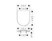 Hansgrohe EluPura S Original - WC sedátko, SoftClose, bílá 60148450
