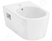 Hansgrohe EluPura S Original - Závěsný bidet, otvor pro baterii, HygieneEffect, bílá 62045450