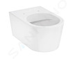 Hansgrohe EluPura S - Závěsné WC, AquaFall, SmartClean, bílá 61118450