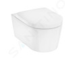 Hansgrohe EluPura S - Závěsné WC se sedátkem SoftClose, AquaFall, HygieneEffect, bílá 62021450