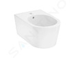 Hansgrohe EluPura S - Závěsný bidet, otvor pro baterii, bílá 60278450