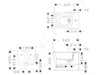 Hansgrohe EluPura S - Závěsný bidet, otvor pro baterii, bílá 60278450