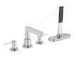 Hansgrohe Finoris - Baterie na okraj vany, 4-otvorová instalace, sBox, chrom 76444000