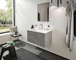 Hansgrohe Finoris - Umyvadlová baterie 160, 3-otvorová instalace, s výpustí Push-Open, EcoSmart, chrom 76034000