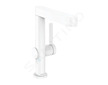 Hansgrohe Finoris - Umyvadlová baterie 230, s výpustí Push-Open a otočným výtokem, matná bílá 76060700