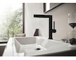 Hansgrohe Finoris - Umyvadlová baterie 230, s výpustí Push-Open a otočným výtokem, matná černá 76060670