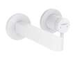 Hansgrohe Finoris - Umyvadlová baterie pod omítku, 2-otvorová instalace, EcoSmart, matná bílá 76051700