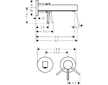 Hansgrohe Finoris - Umyvadlová baterie pod omítku, 2-otvorová instalace, EcoSmart, matná bílá 76051700