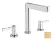 Hansgrohe Finoris - Umyvadlová baterie, s výpustí Push-Open, 3-otvorová instalace, EcoSmart, kartáčovaný bronz 76034140