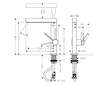 Hansgrohe Finoris - Umyvadlová baterie, s výpustí Push-Open a výsuvnou sprškou, EcoSmart, chrom 76063000