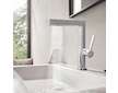 Hansgrohe Finoris - Umyvadlová baterie, s výpustí Push-Open a výsuvnou sprškou, EcoSmart, chrom 76063000