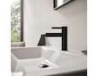 Hansgrohe Finoris - Umyvadlová baterie, s výpustí Push-Open, CoolStart, EcoSmart, matná černá 76024670