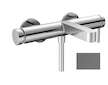 Hansgrohe Finoris - Vanová baterie, kartáčovaný černý chrom 76420340