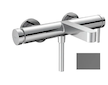 Hansgrohe Finoris - Vanová baterie, kartáčovaný černý chrom 76420340