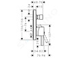 Hansgrohe Finoris - Vanová baterie pod omítku, chrom 76416000