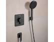 Hansgrohe FixFit Fine Q - Nástěnné kolínko, kartáčovaný černý chrom 28884340