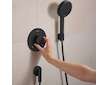 Hansgrohe FixFit Fine S - Nástěnné kolínko, matná černá 28882670