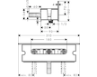 Hansgrohe Fixfit - Hadicová přípojka Porter 300, bílá/chrom 26456400