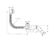 Hansgrohe Flexaplus - Odtoková a přepadová souprava, chrom 58143000