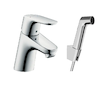 Hansgrohe Focus E2 - Souprava pákové baterie 70 s bidetovou sprškou a sprchovou hadicí, chrom 31926000