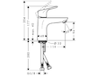 Hansgrohe Focus E2 - Umyvadlová baterie, LowFlow 3,5 l/min, chrom 31513000