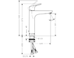 Hansgrohe Focus E2 - Umyvadlová baterie s výpustí, chrom 31608000