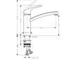 Hansgrohe Focus M41 - Dřezová baterie Focus, EcoSmart, chrom 31826000