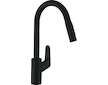 Hansgrohe Focus M41 - Dřezová baterie s výsuvnou sprškou, matná černá 31815670