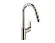 Hansgrohe Focus M41 - Dřezová baterie s výsuvnou sprškou, vzhled nerezu 31815800