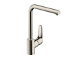 Hansgrohe Focus M41 - Dřezová baterie, vzhled nerezu 31817800