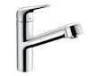 Hansgrohe Focus M42 - Dřezová baterie M427-H150 s výsuvnou sprškou, chrom 71814000
