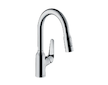 Hansgrohe Focus M42 - Dřezová baterie M429-H180 ECO, s výsuvnou sprškou, chrom 71862000