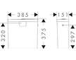 Hansgrohe GladeLake S - Splachovací nádržka, DualFlush, boční přívod vody, bílá 60311450