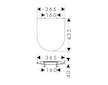 Hansgrohe GladeLake S - WC sedátko, SoftClose, bílá 60112450