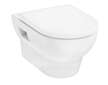 Hansgrohe GladeLake S - Závěsné WC se sedátkem SoftClose, Rimless, AquaChannel Flush, EcoSmart, bílá 60309450