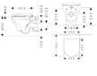 Hansgrohe GladeLake S - Závěsné WC se sedátkem SoftClose, Rimless, AquaChannel Flush, EcoSmart, bílá 60309450