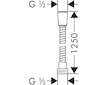 Hansgrohe Hadice - Sprchová hadice 125 cm, chrom 28262000