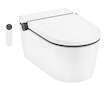 Hansgrohe LavaPura Element S - Elektronický bidet s keramikou, SoftClose, AquaHelix Flush, HygieneEffect, SmartClean, bílá 63021