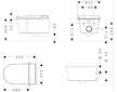 Hansgrohe LavaPura Element S - Elektronický bidet s keramikou, SoftClose, AquaHelix Flush, HygieneEffect, SmartClean, bílá 63021